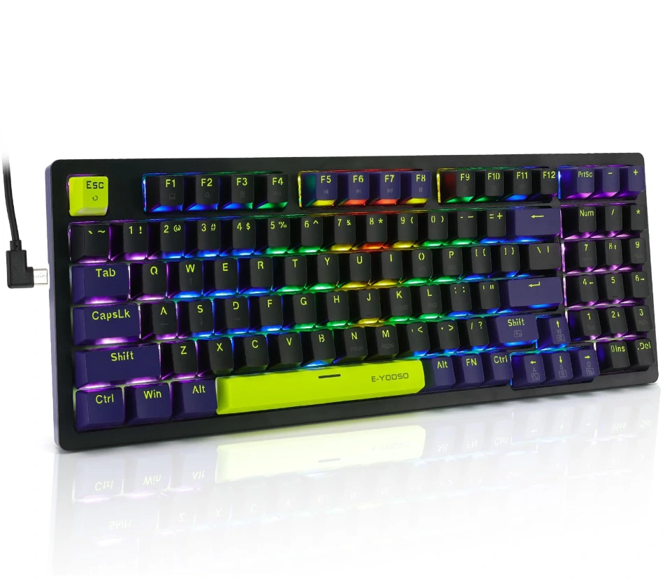 E-YooSo Z-94-GR Wired Mechanical Keyboard