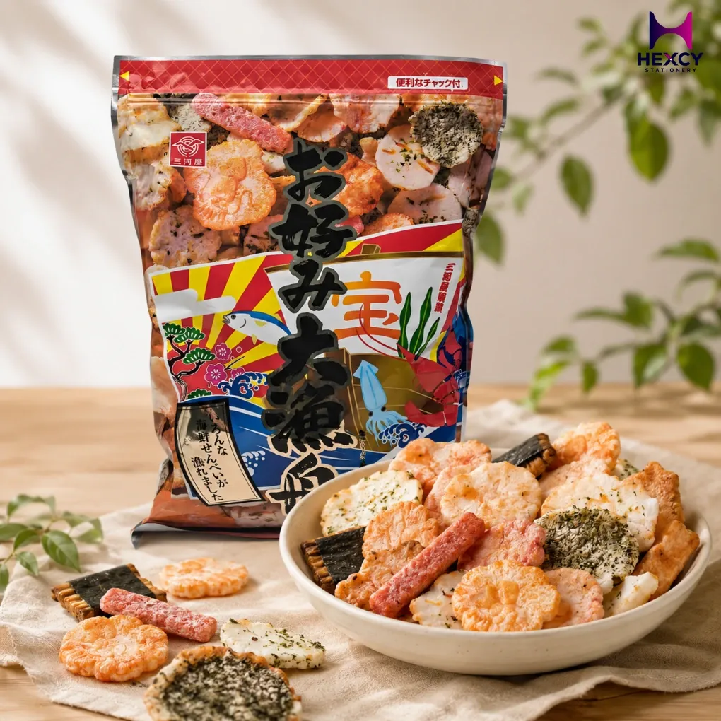 Mikawaya Okonomi Seafood Rice Cracker