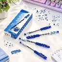 Deli Arris Ballpoint Pen 0.7mm, Blue Ink, EQ55-BL