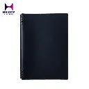 King Jim 9855TELU-BK Ring Notebook, Teflene Leather-Face U, Synthetic Leather, B5