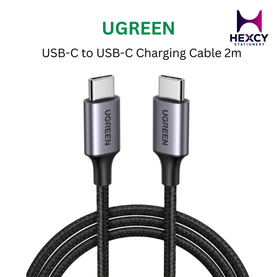 [US261] Ugreen USB-C to USB-C Charging Cable 2m