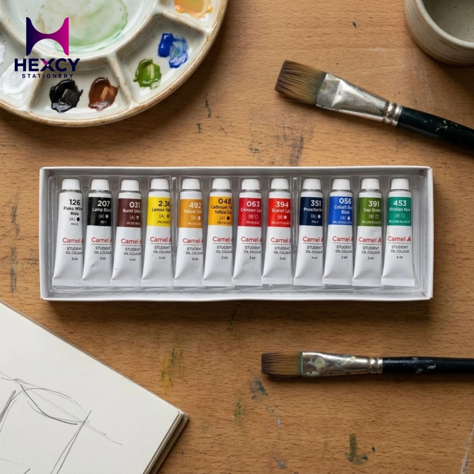 [0205711] Student Oil Colour 9 ml set