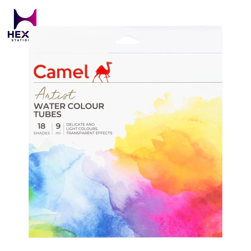 Camel Water Colour Tubes 18 Shades