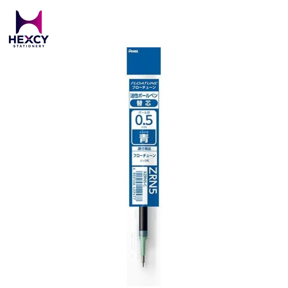 [XZRN5-C] Pentel XZRN5-C Floatune Ballpoint Pen Refills, 0.5 mm (BLUE)