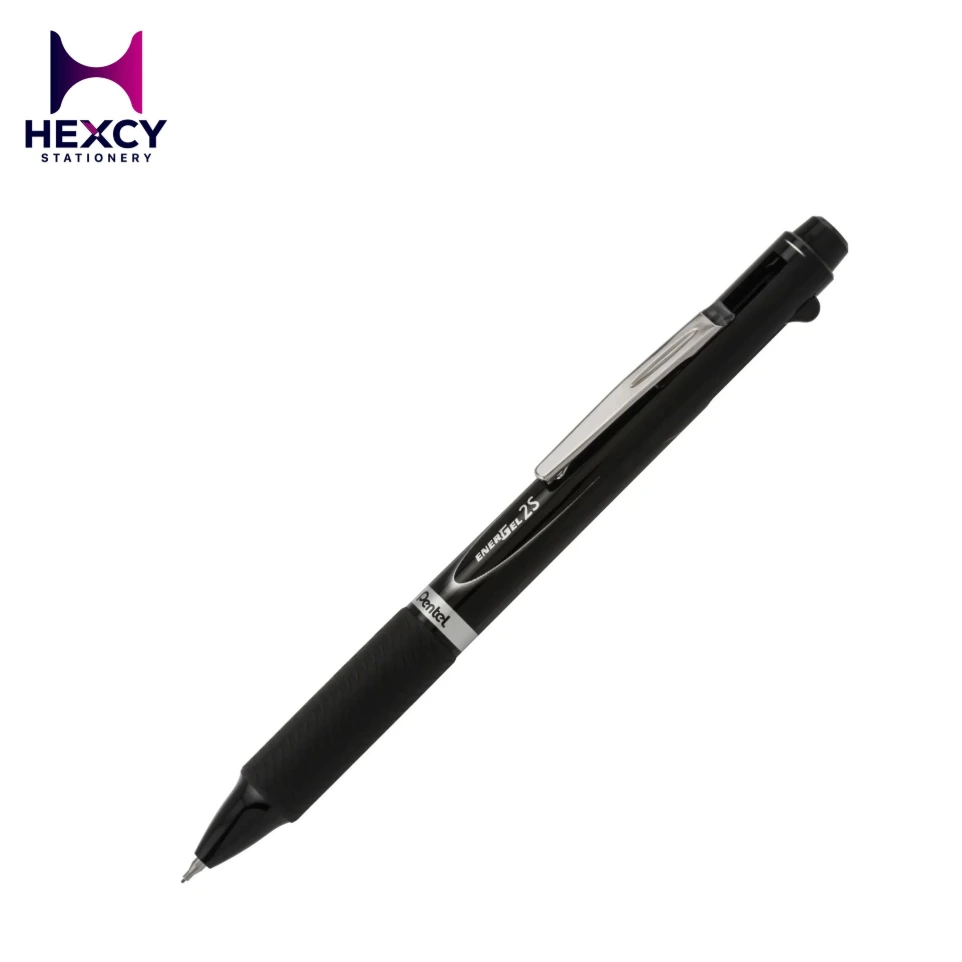 [WBLW355C] Pentel Gel Ink Ballpoint Pen, Multi-Function Black, Red, Sharp 0.5mm (Dark Blue)