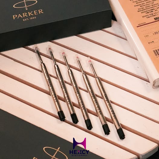 Compatible PARKER Gel Ink Ballpoint Pen Refill (Black)