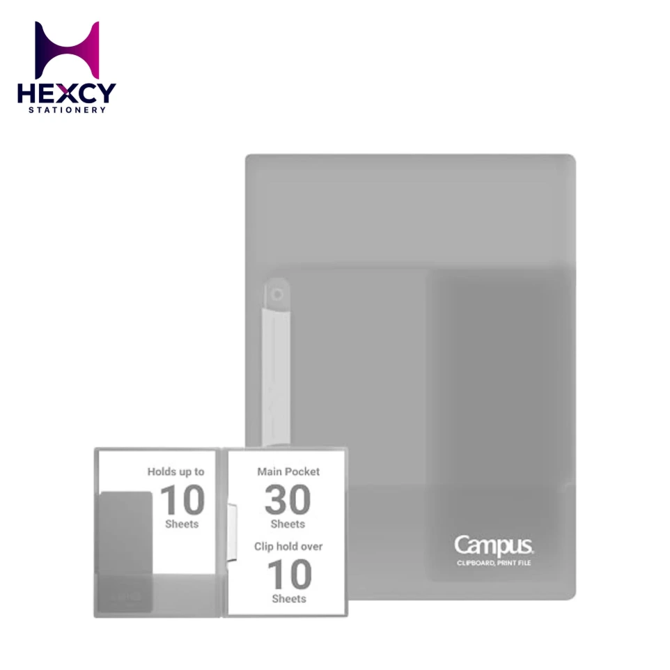 [CE755M] Kokuyo CE755M Campus Easy to Review Print File, Gray