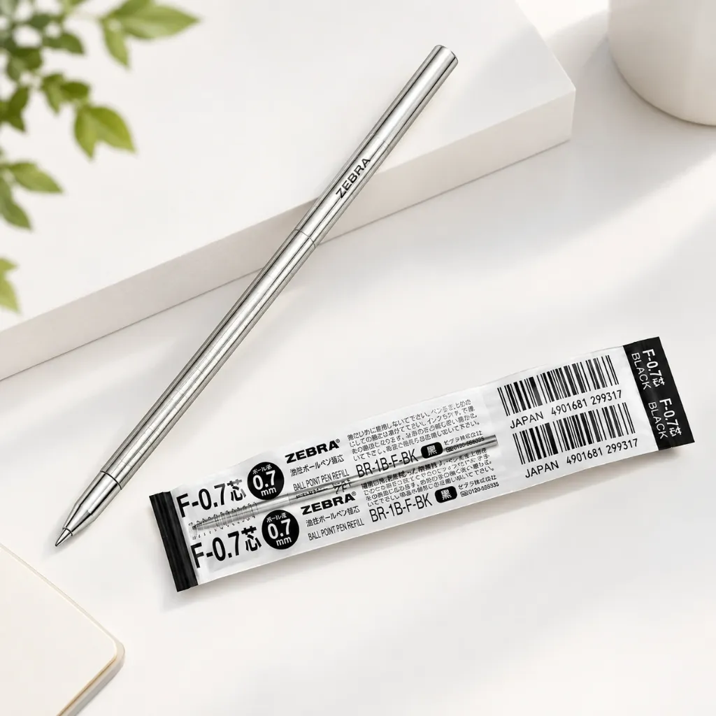 Zebra B-BR-1B-F-BK Oil-based Ballpoint Pen Refill