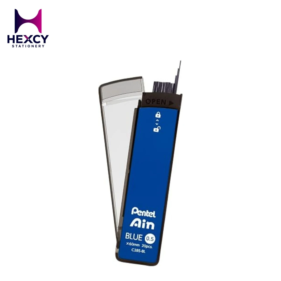[C285-BL] Pentel Ain Mechanical Lead, 0.5mm (0.02 inches), Blue