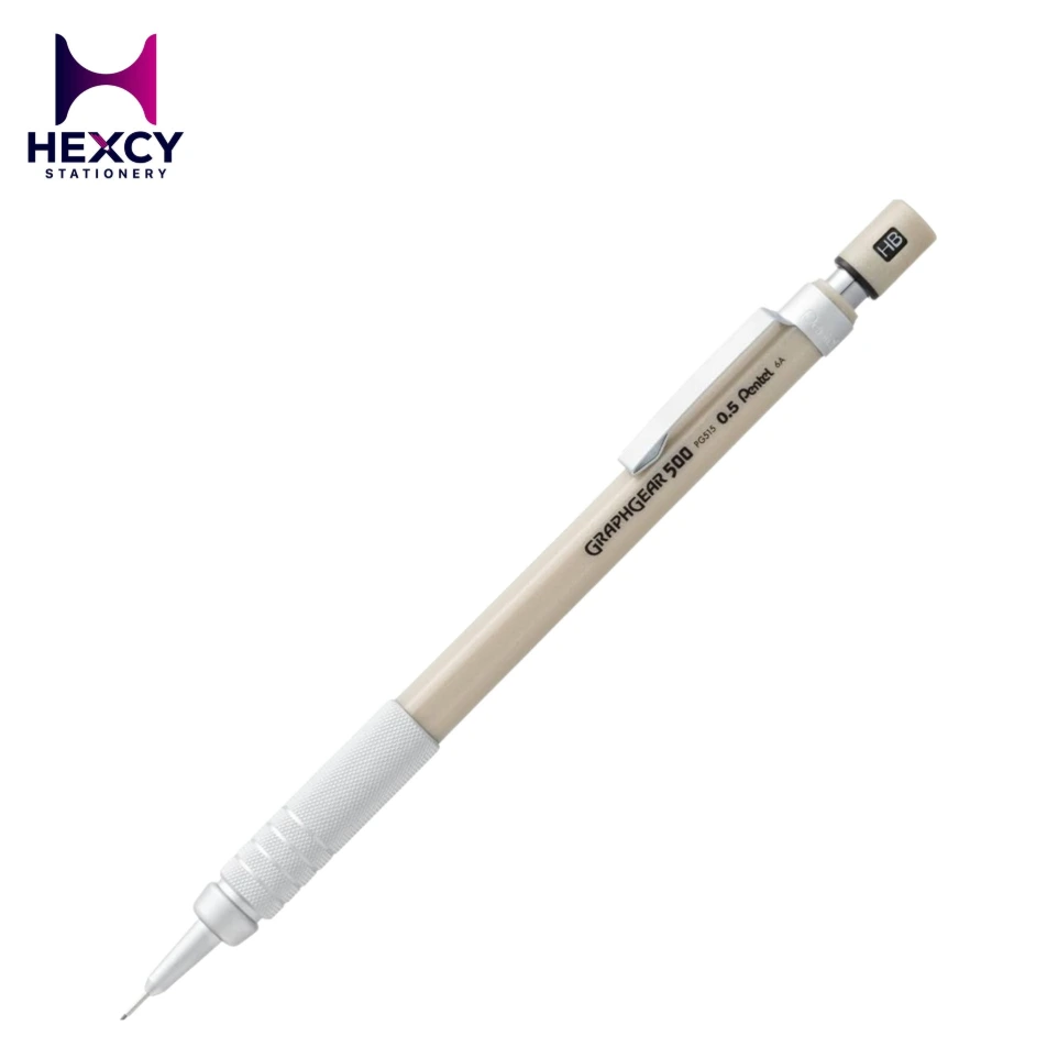 [PG515XAMZ] Pentel PG515XAMZ GraphGear 500 Mechanical Pencil, 0.02 inches (0.5 mm), Gold Ash