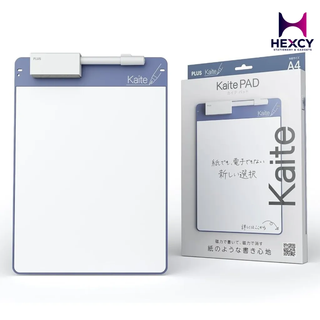 PLUS Reusable Memo Pad Notebook Notepad Eco Stationery Paperless Business Kaite Pad A4 Midnight Blue