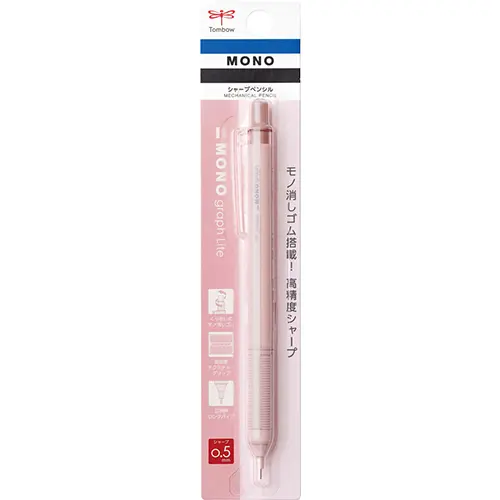 [DPA-122G] Tombow Mono Graph Lite Mechanical Pencil 0.5 (Pink)