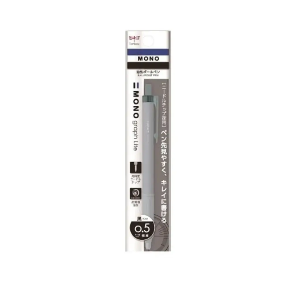 Tombow Mono Graph Lite Ballpoint Pen 0.5 Black Ink