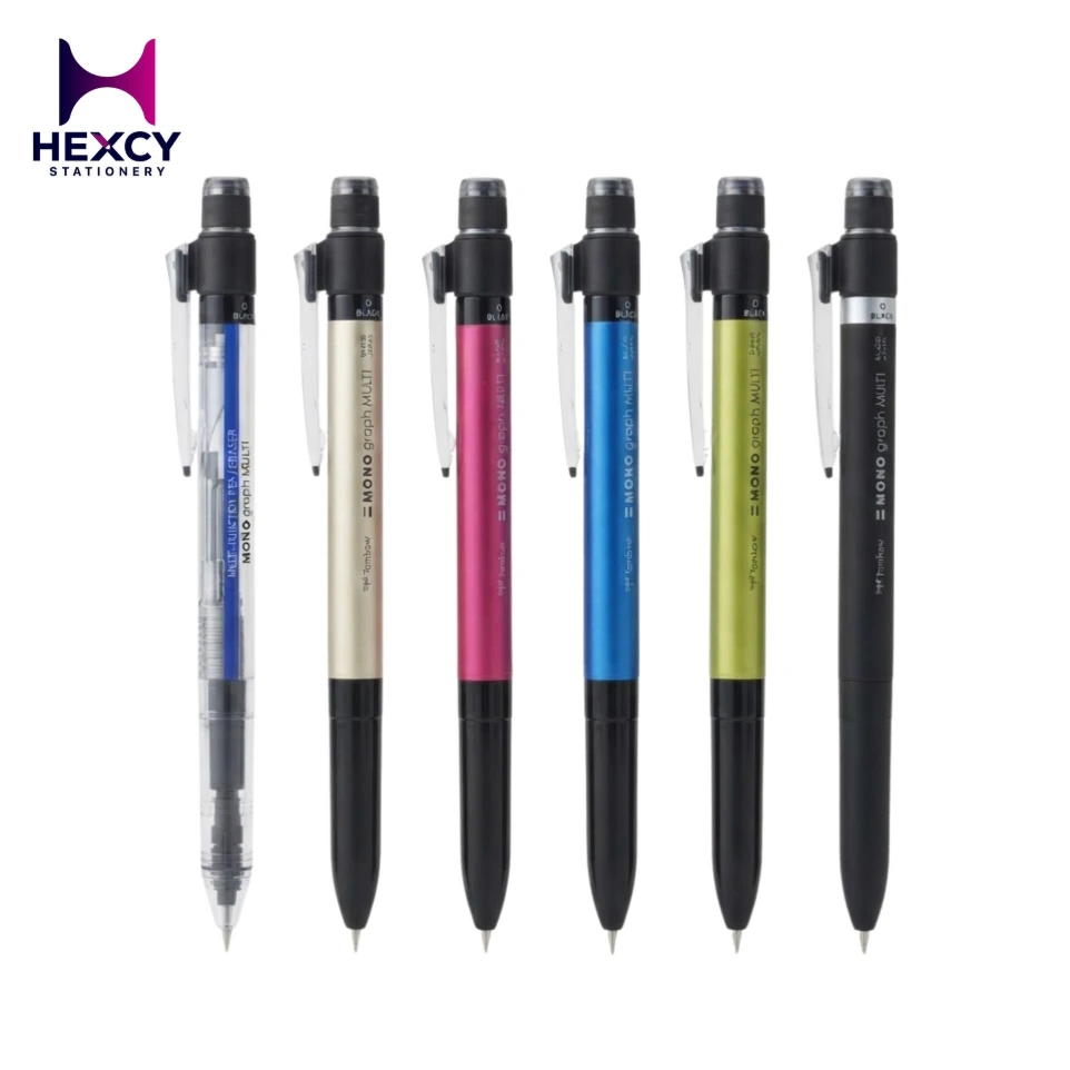 [CPA-161E] Tombow 2 & S Multi Pen 0.5 (Black+Red+Pencil) (Green)