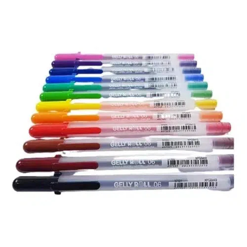 [XPGB08#50#37819] Sakura Classic GellyRoll Color Pen 0.4 White Color