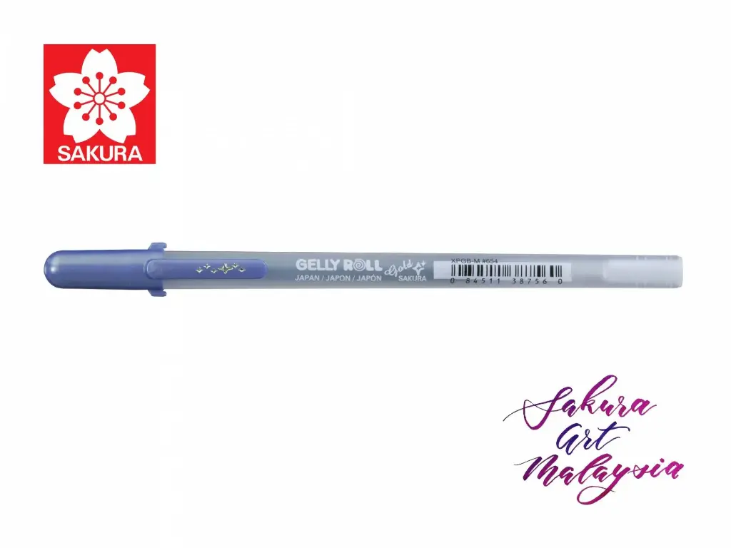 [XPGB-M#654] Sakura Gold Shadow GellyRoll Color Pen 0.7 (BLUE)