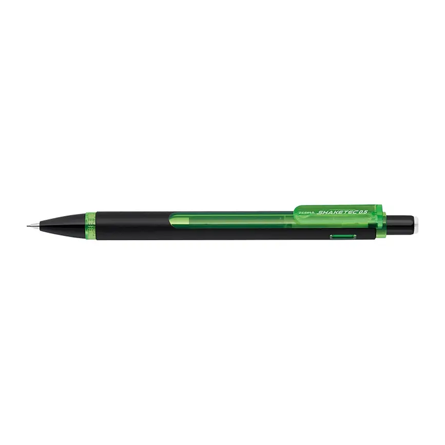 [MAZ107-G] Zebra Shaketec Mechanical Pencil 0.5 (Green 1)