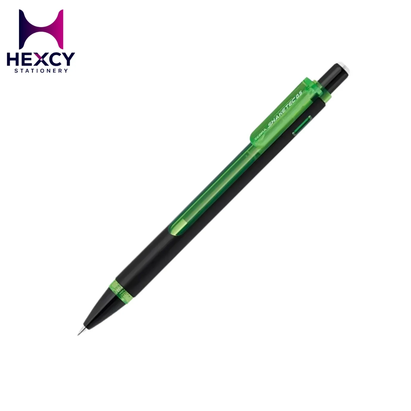 [MAZ107-G] Zebra Shaketec Mechanical Pencil 0.5 (Green)