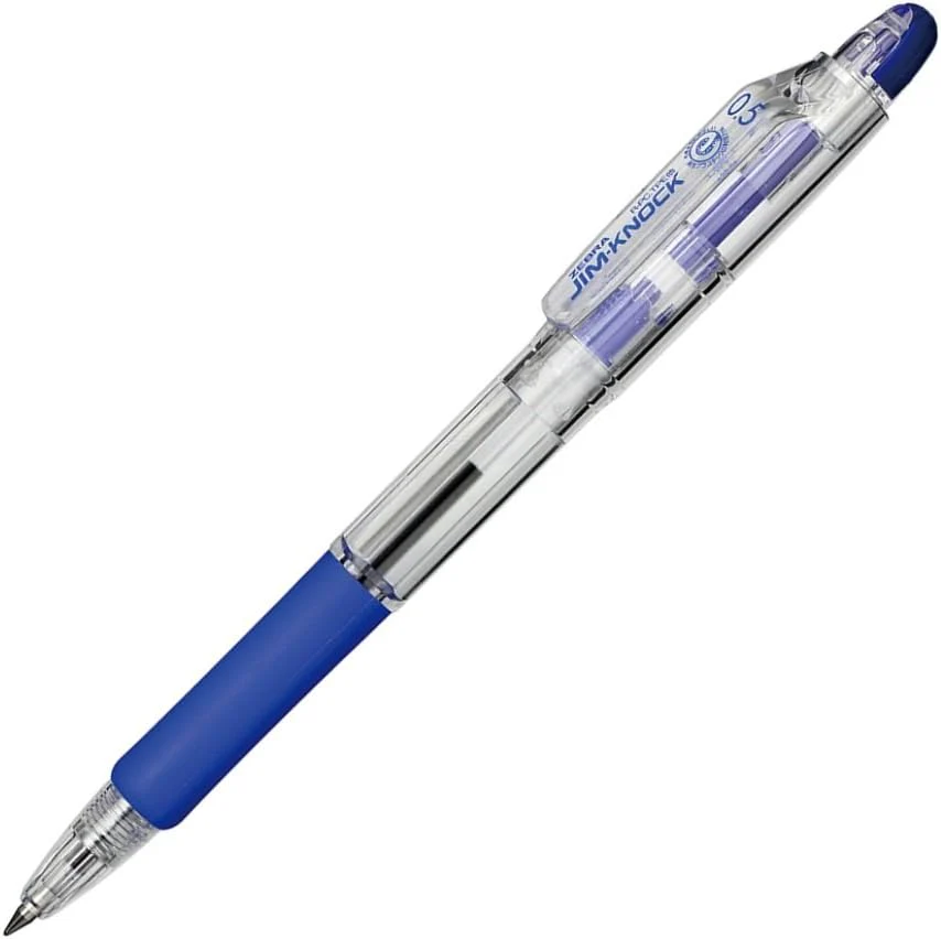 [KRBS-100] Zebra Jim-Knock Gel Pen 0.5 (BLUE)