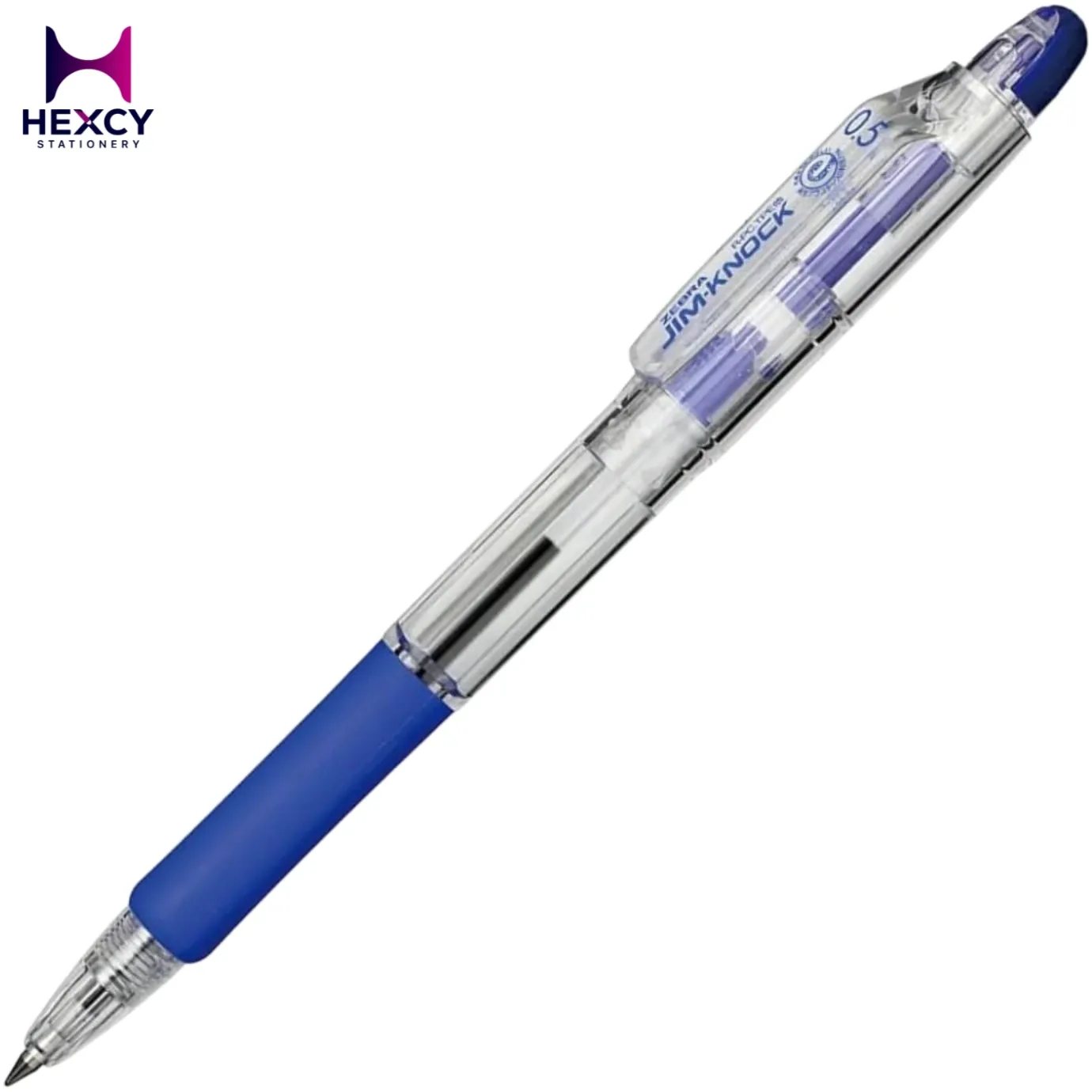 [KRBS-100] Zebra Jim-Knock Gel Pen 0.5 (BLUE)