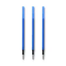 [NBD78A3A] Refill for Muji Erasable Ballpoint Pen Knock Type-, 3pcs Pack 0.5 (BLUE)