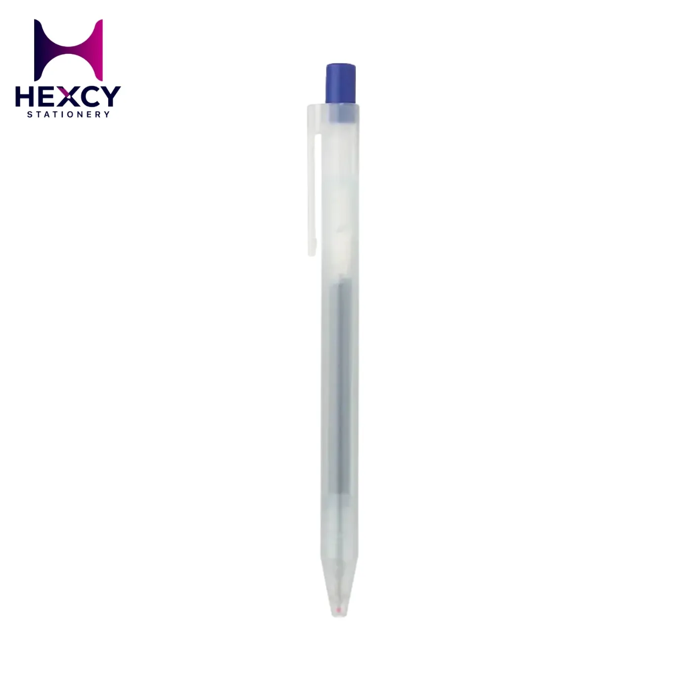 [Z026] Muji Gel Pen Knock Type 0.5 (BLUE)