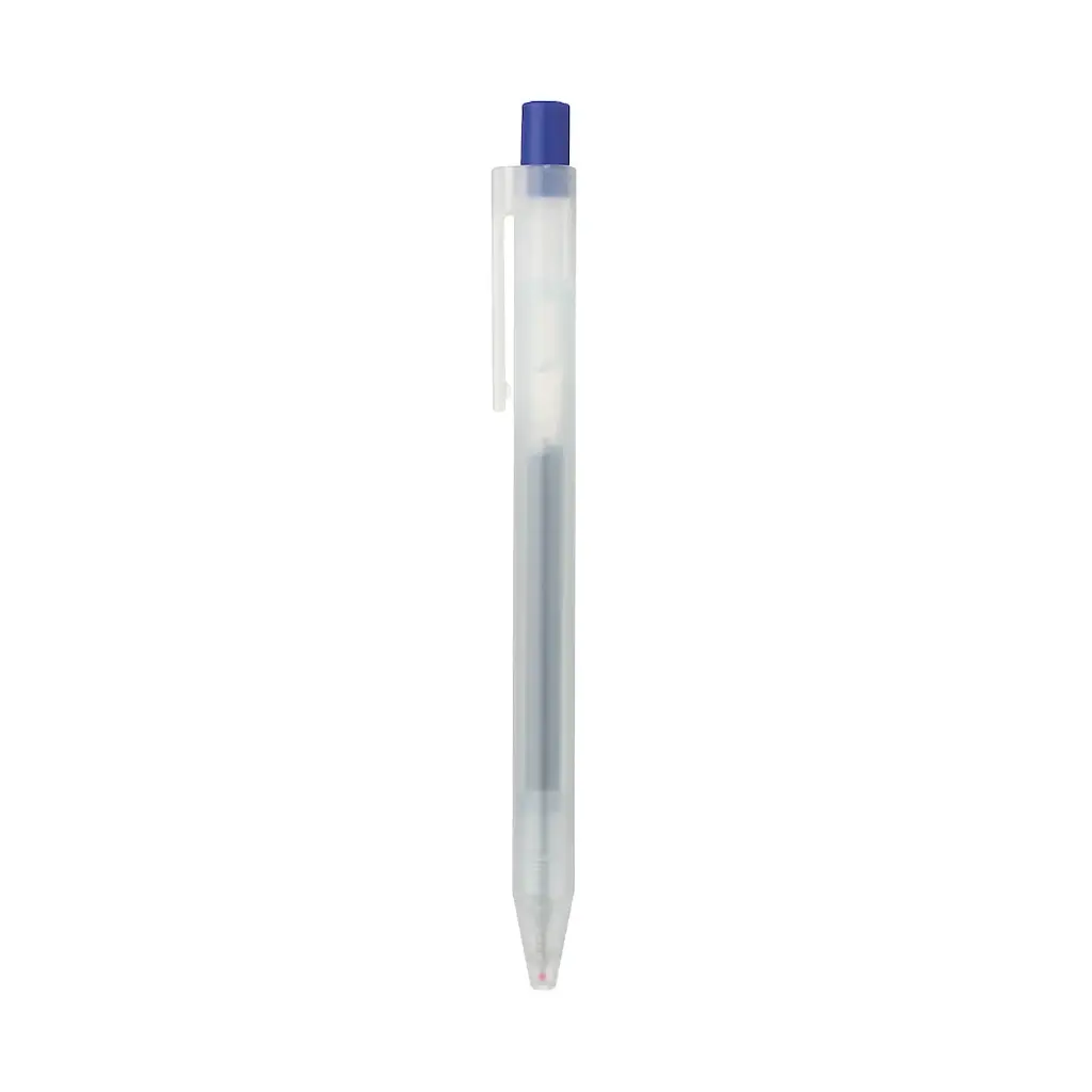 [Z026] Muji Gel Pen Knock Type 0.5 (BLUE)