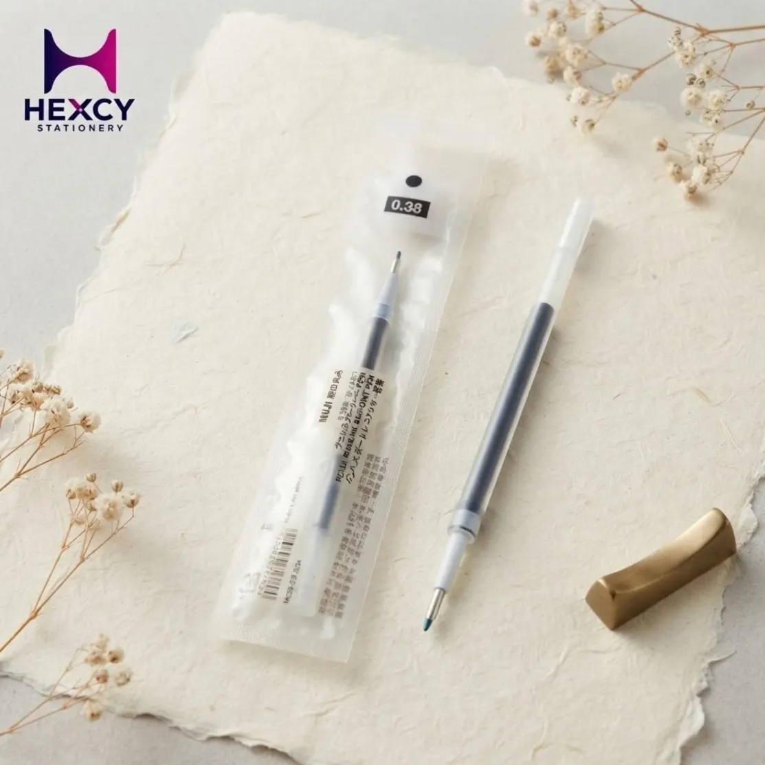 Refill for Muji Gel Pen 0.38 (BLACK)