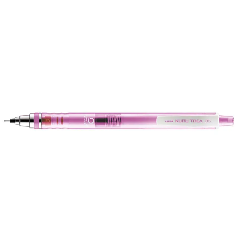 [M5-450T] Uni Kuru Toga Standard Mechanical Pencil 0.5 (Pink)