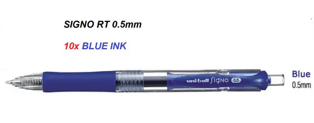 [UMN-105EW.33] Uniball Signo RT Gel Blue Pen 0.5 (BLUE)