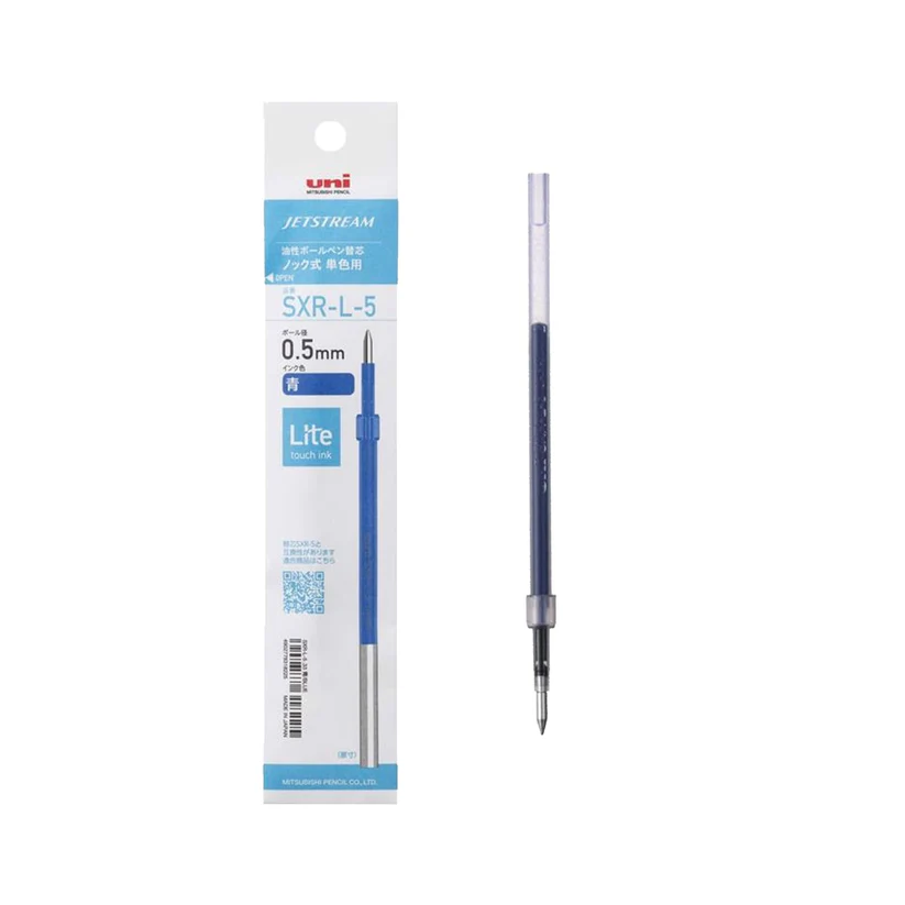 [SXR-L-5] Refill For Uni Jetstream Ballpoint Lite Touch Ink Pen (BLUE)