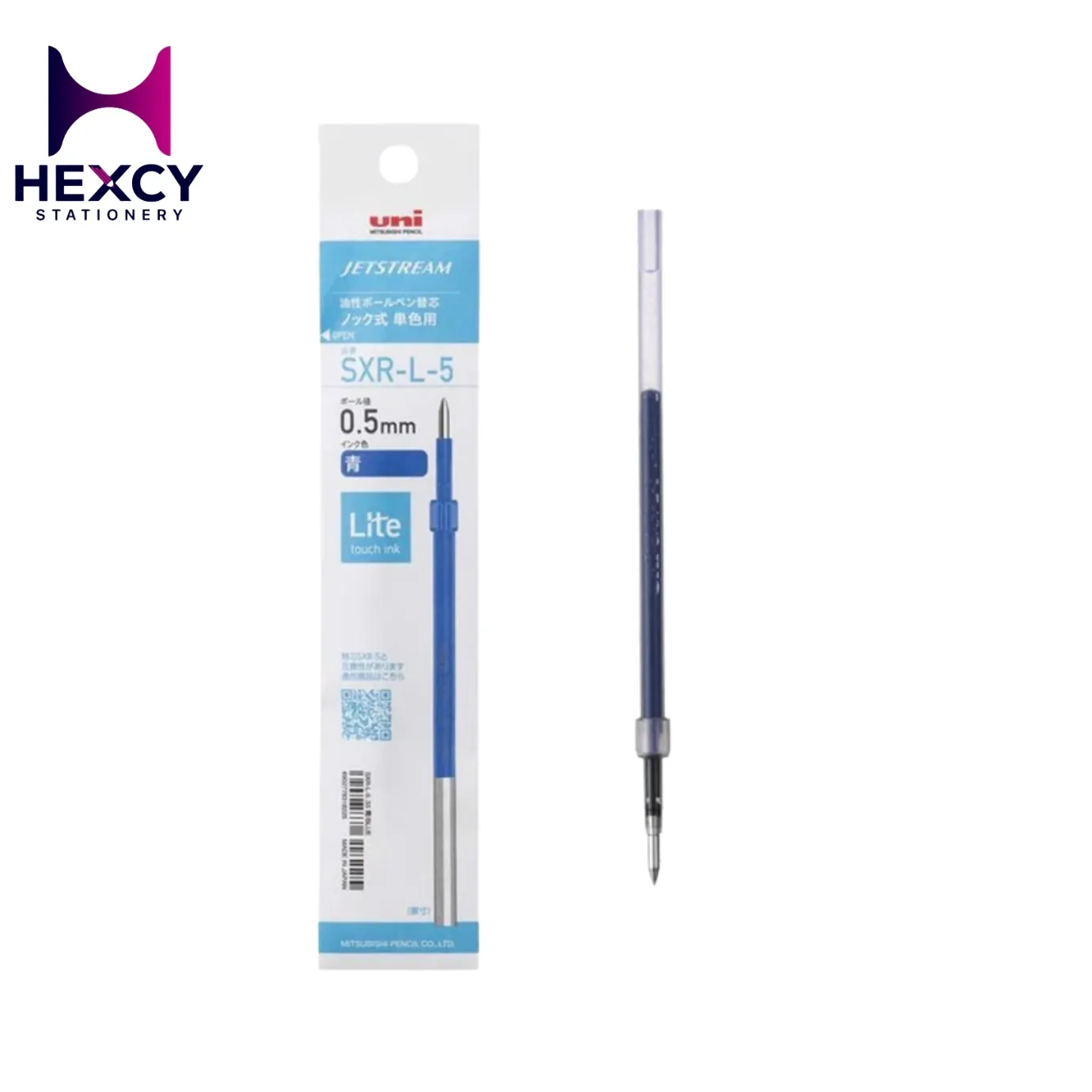 [SXR-L-5] Refill For Uni Jetstream Ballpoint Lite Touch Ink Pen (BLUE)