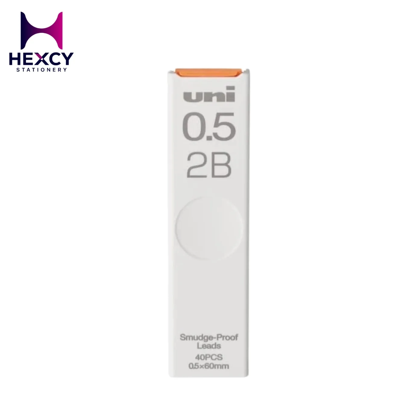 [UL-S-0.5-40 2B] Uni Smudge-Proof Leads-2B-40 Pcs 0.5