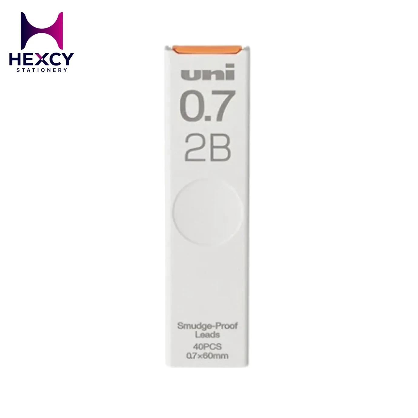 [UL-S-0.7-40 2B] Uni Smudge-Proof Leads-2B-40 Pcs 0.7