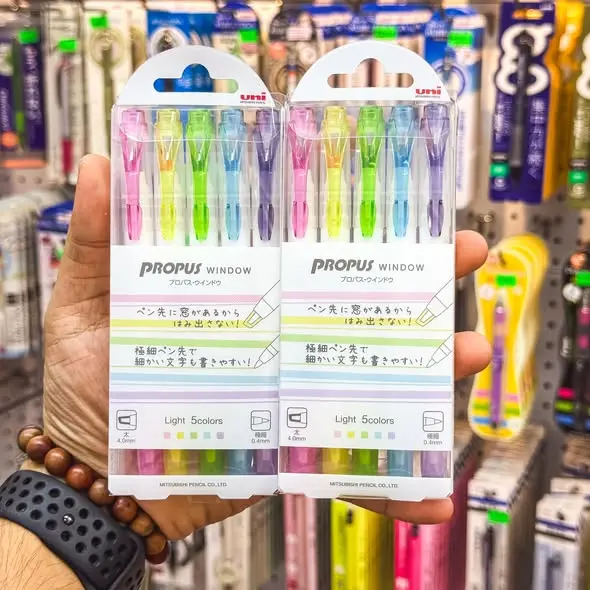 [PUS-103T 5C2] Uni Propus Window Highlighters
