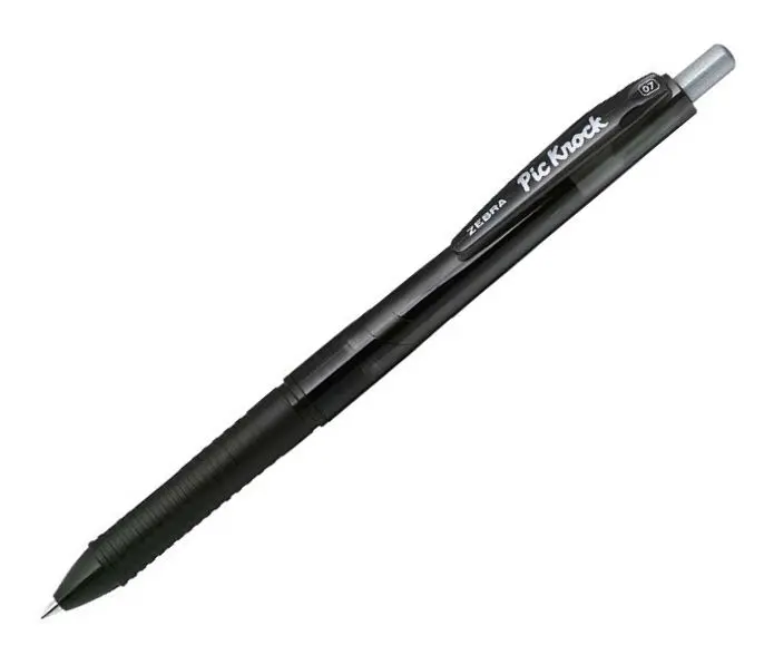 [C-BA65-ZA-BK] Zebra PIC KNOCK 0.7 Ball Point Pen (BLACK)