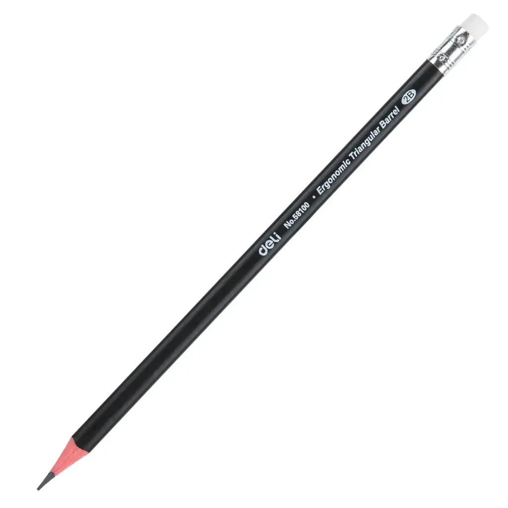 Deli 58100 Graphite Pencil 2B Triangle