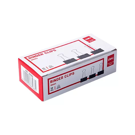 [E38563] Deli Classic 38563 Binder Clip