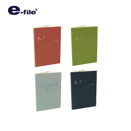 [CNB100-A5] E-File Blank Notebook,A5,75 GSM