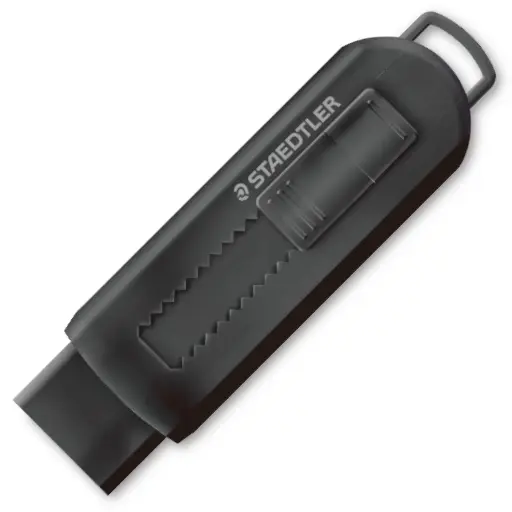 Staedtler Holder Eraser Black