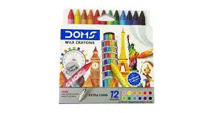 Doms Extra Long 12 color Cryons