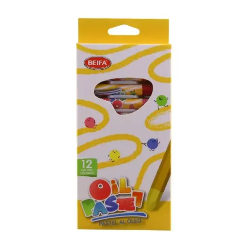 [DA.102.B701] Beifa 12 Colors Oil Pastel