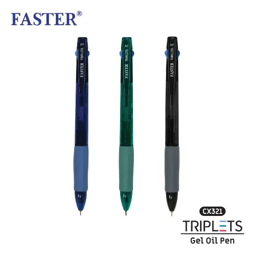Faster CX321 Triplets Gel Oil Pen 0.7