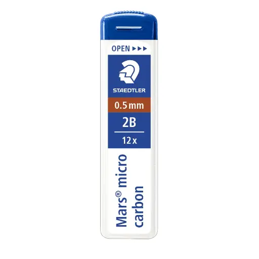 [250 05-2B] Staedtler MARS Micro Carbon Lead 0.5mm 2B