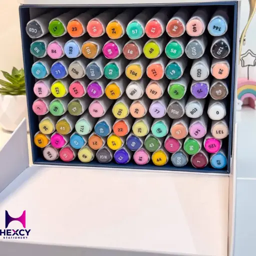 [ASM-0280A] Arrtx ALP Achol  Art Marker Dual Tip 80Colors Set (Round & Chisel)