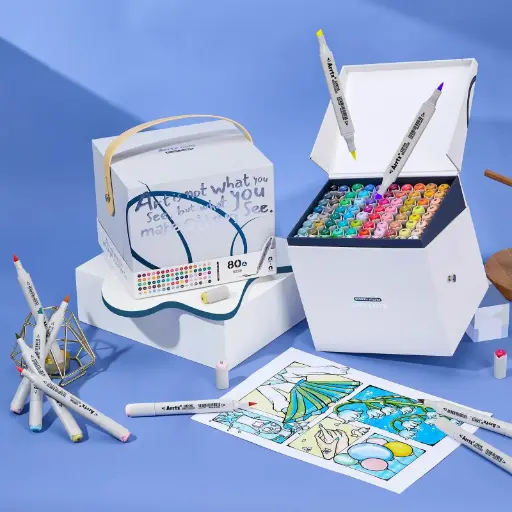 [ASM-0380A] Arrtx OROS ALP Rt Marker 80Colors With Box