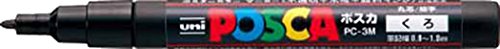[PC-3M.24] Uni Posca Fine Point Black PC3M.24