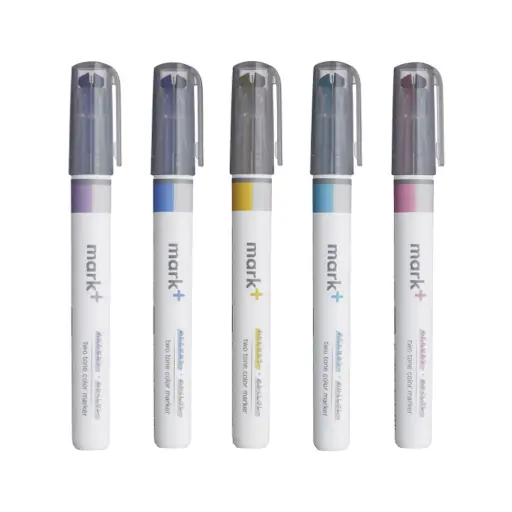 KOKUYO 2-tone color marker mark+＜Marktas＞ Gray type Single color