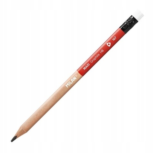 Milan Pencil HB With Eraser