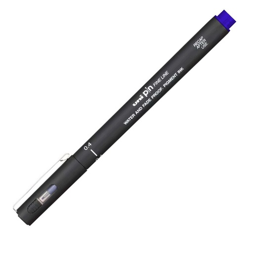 [PIN04-200] Uni Pin Fine Line Blue 0.4